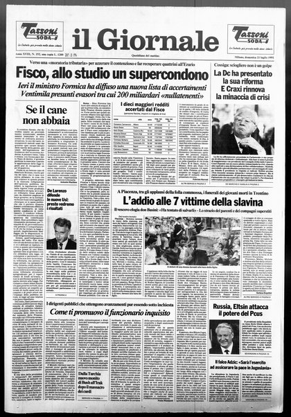 Il giornale : quotidiano del mattino